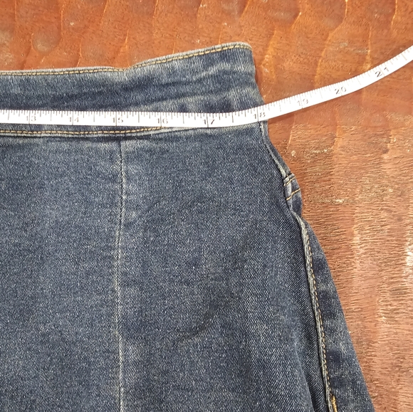 Stretchy Denim Kitty Cat Skirt - Picture 2 of 7
